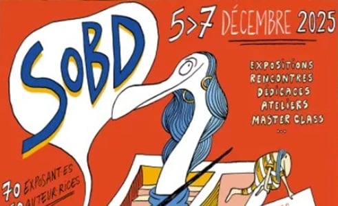 DELIRIUM AU FESTIVAL SoBD 2025, 15e édition, du 5 au 7 décembre en plein cœur de Paris !